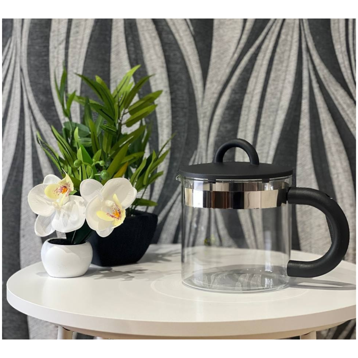 Glass Jug - Viking Anthracite - 1.1L Capacity - 13cm Height