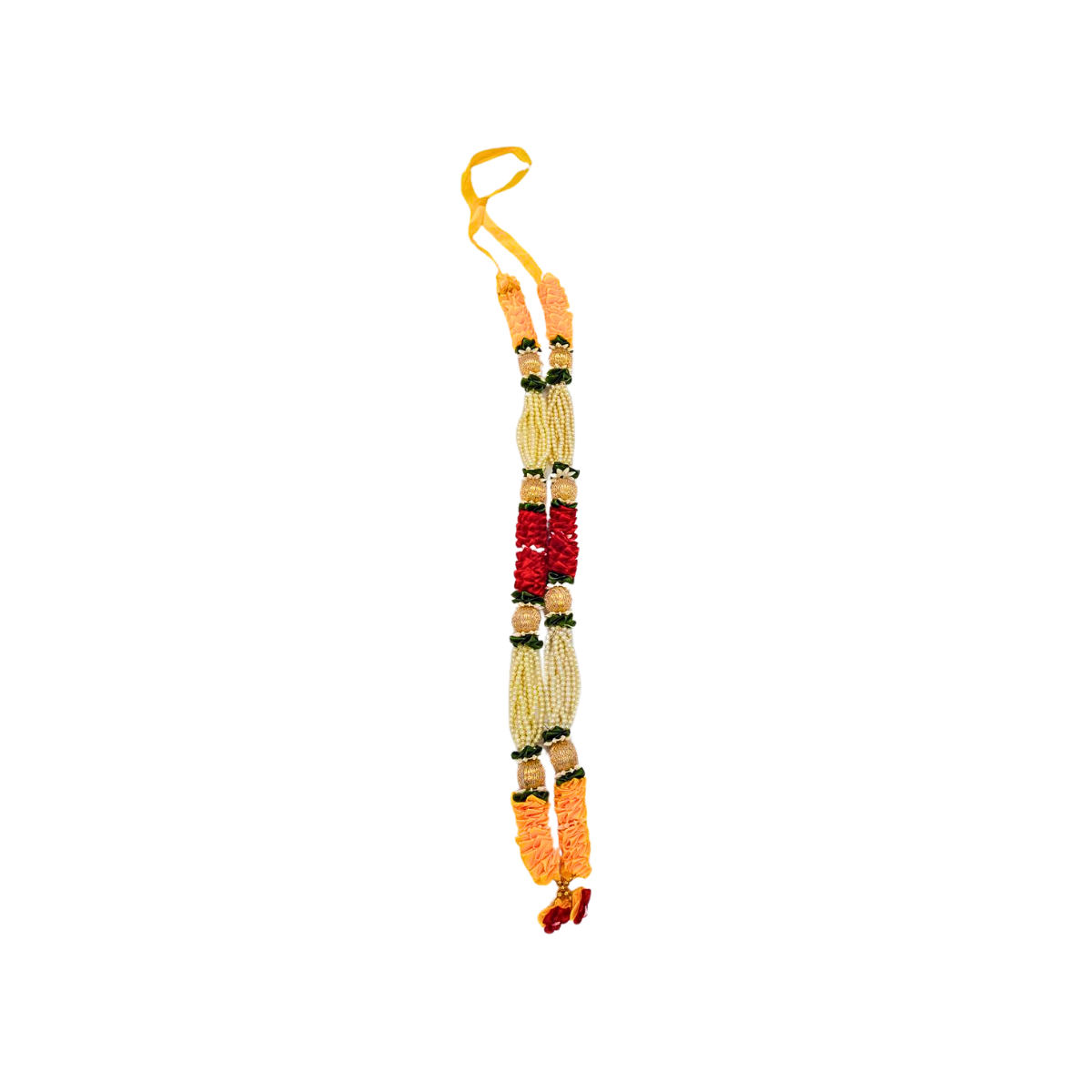 Pooja Garland for Deities – Orange & Red-Orange Variants (55 cm)
