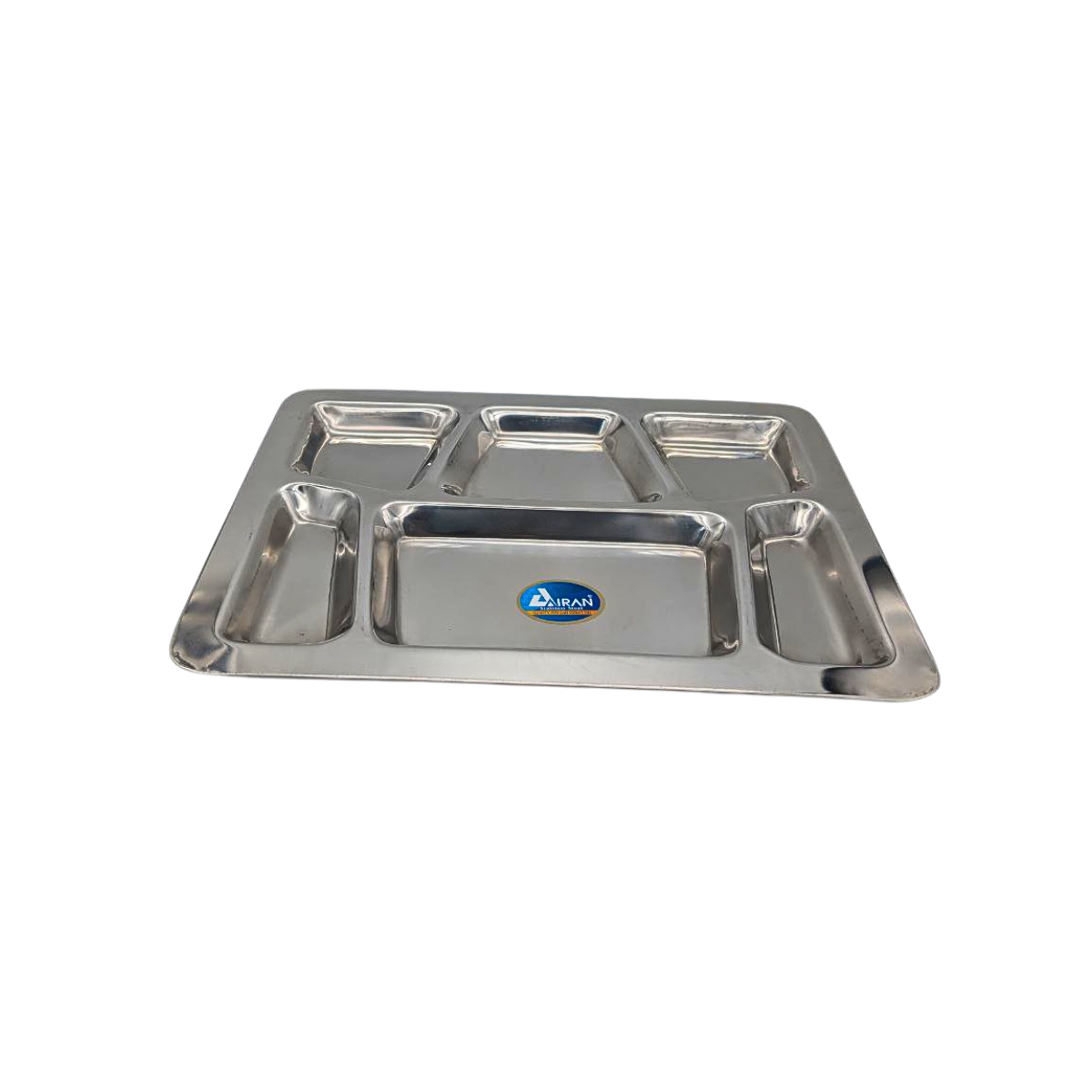 Stainless Steel Langar Thali/Food Tray – Three Variants: 5, 6, and 7 Portions