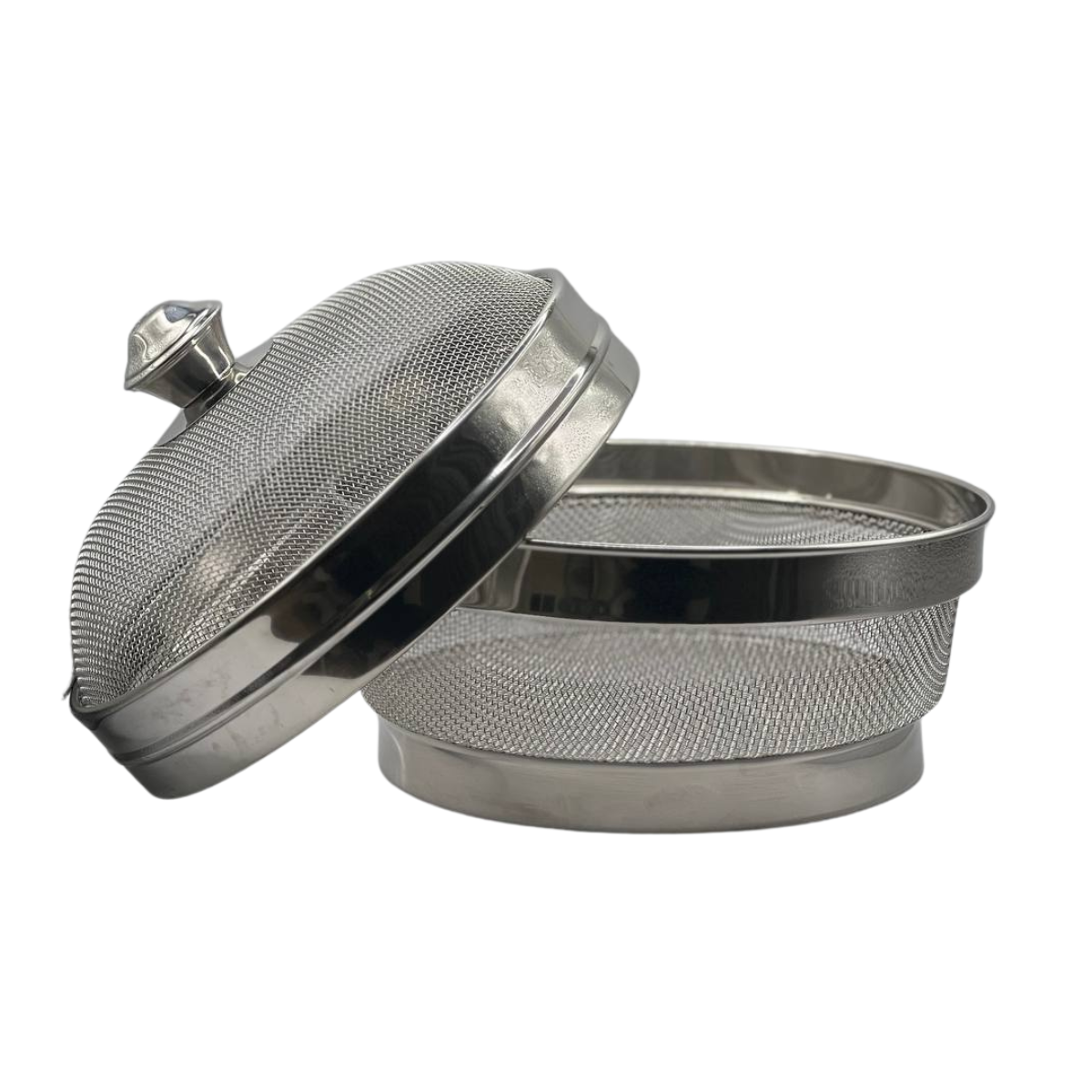 Stainless Steel Fruit Basket with Lid – 20cm, 25cm, 30cm