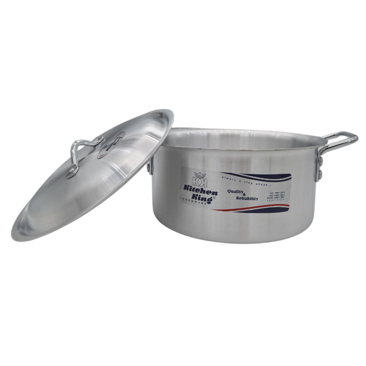 Kitchen King Pride Stock Pot Aluminium Heavy-Duty – Multiple Sizes Available