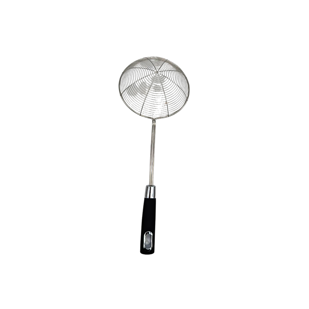 Stainless Steel Skimmer/Strainer - Two Handle Variants (Royal Cuisine Plastic & RP Stainless Steel)