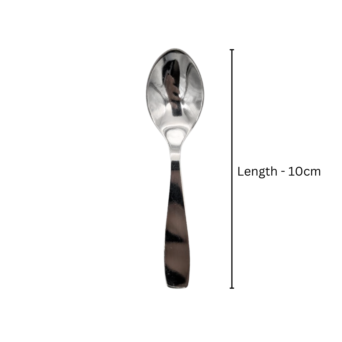 6 x Mini Stainless Steel Spoon 10cm for Masala Dabba, Condiment Boxes, Pickle