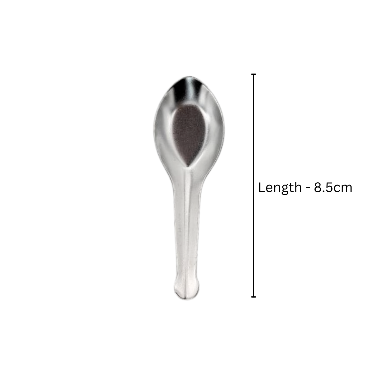 6 x Mini Lightweight Stainless Steel Spoons 8.5cm for Masala Dabba, Condiments, Pickles