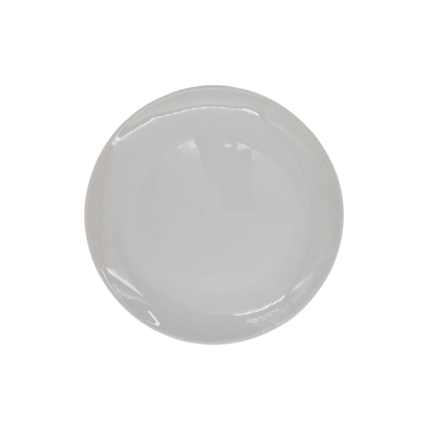 Plain Round Crockery Plates – 20cm & 25cm Sizes