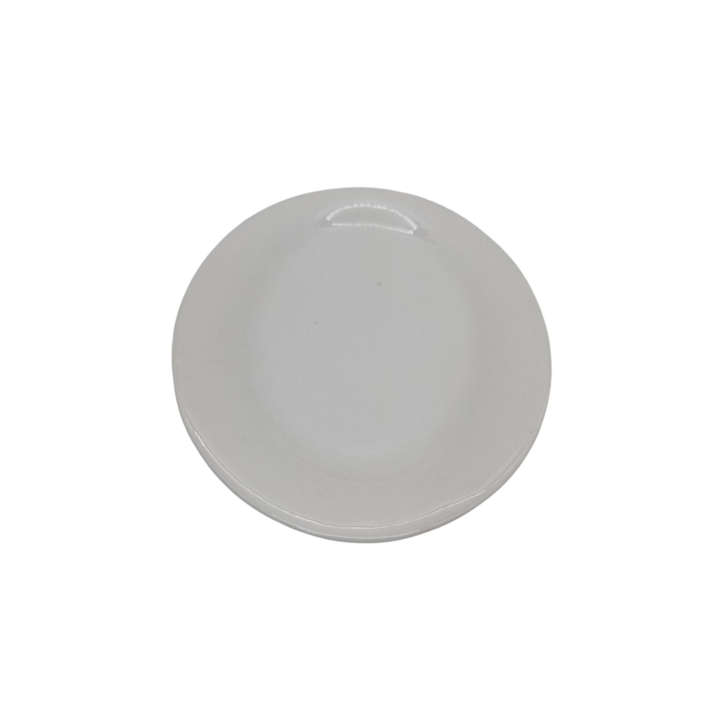 Plain Round Crockery Plates – 20cm & 25cm Sizes