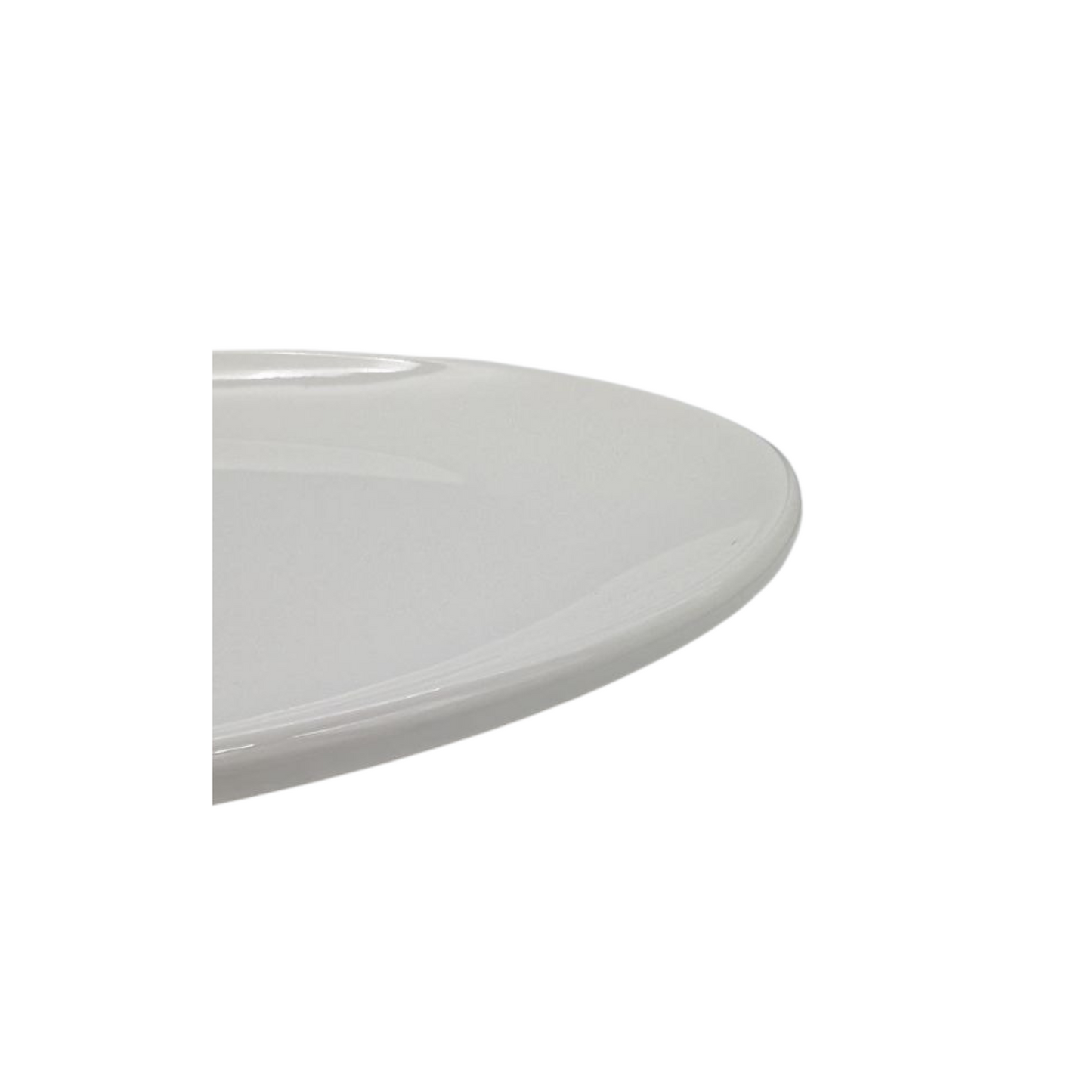 Plain Round Crockery Plates – 20cm & 25cm Sizes