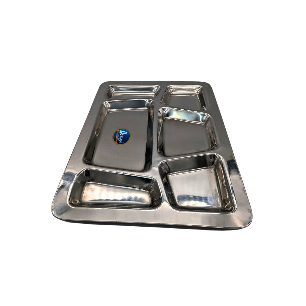 Stainless Steel Langar Thali/Food Tray – Three Variants: 5, 6, and 7 Portions