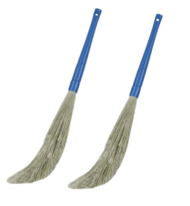 Traditional Indian Floor Dust Broom Jhaadu/Jhadoo – Natural Grass Home Cleaning Brush for Daily Sweeping – Broom for Floors & Corners