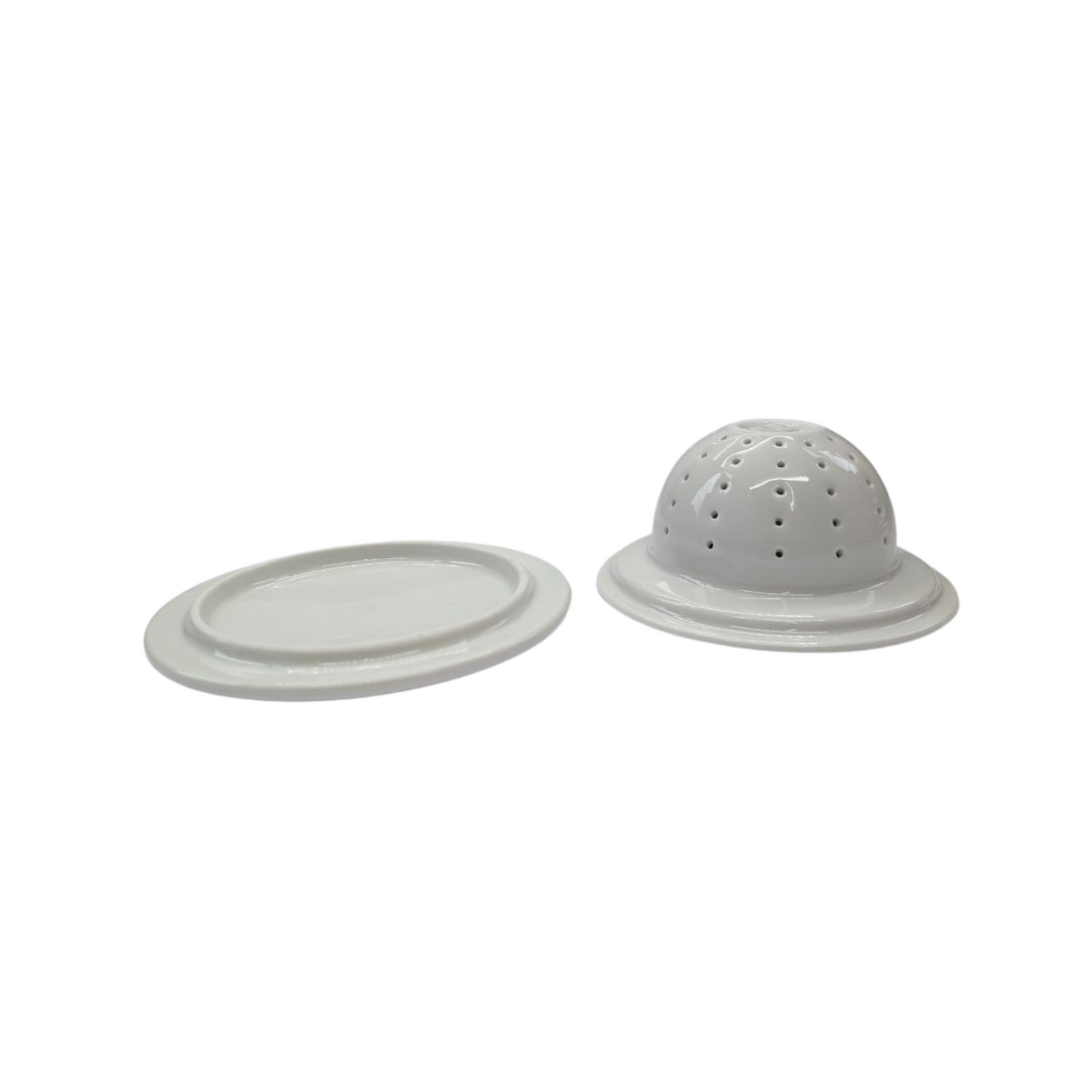 Randwyck Mega Ceramic Infuser with Lid - White - 12cm x 5cm