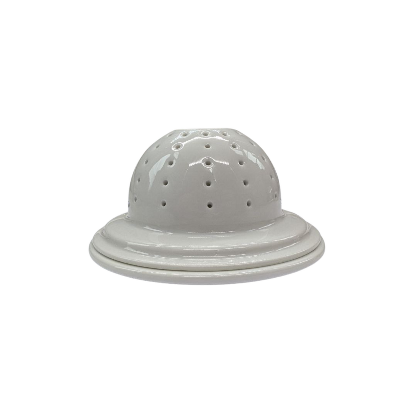 Randwyck Mega Ceramic Infuser with Lid - White - 12cm x 5cm