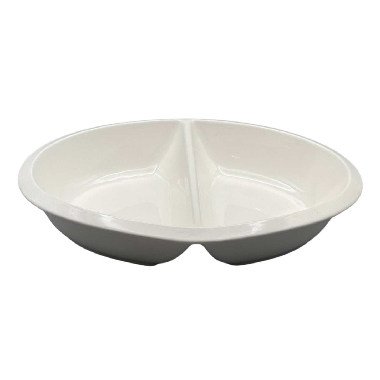 1 x Vegetable Dish Porcelain Wide Edge 31.5cm/12.5inch Chip-Resistant Tableware
