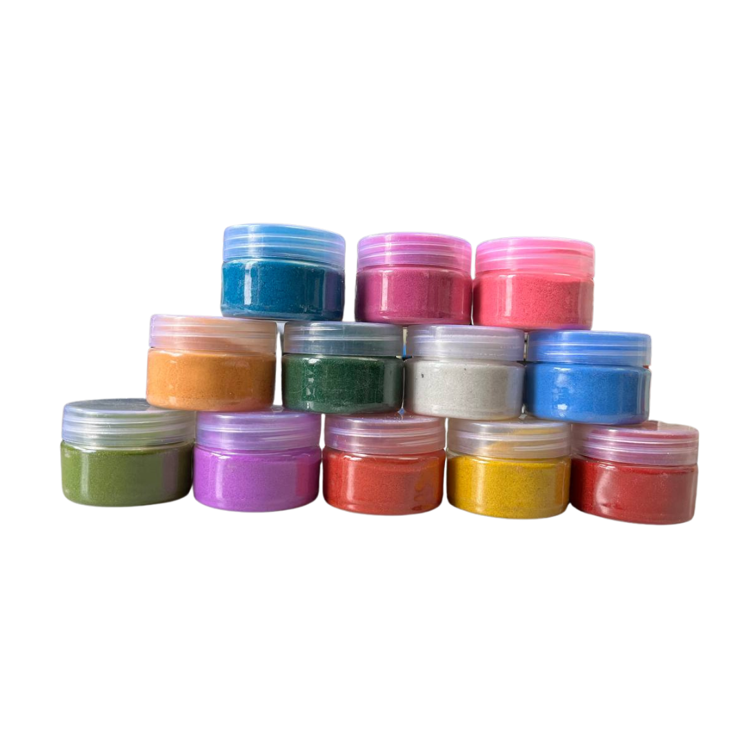 Festival Rangoli Powder Kit 12 Colours 100g Each for Diwali Puja Home Decor