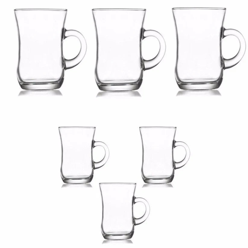 LAV Yudum 95ml Tea Glasses - Pack of 6
