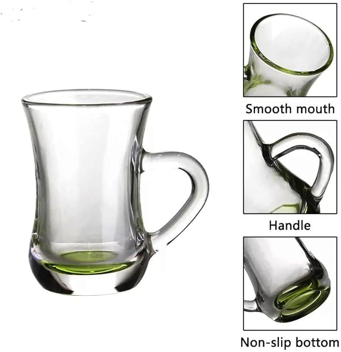 Royal Cuisine Turkish Tea Glasses Set of 6 – 145 ML