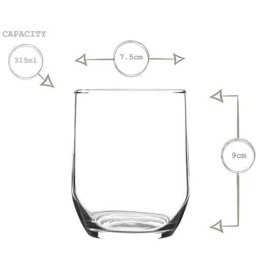 LAV Sude Glasses - 315ml, 315ml & 415ml - Set of 3