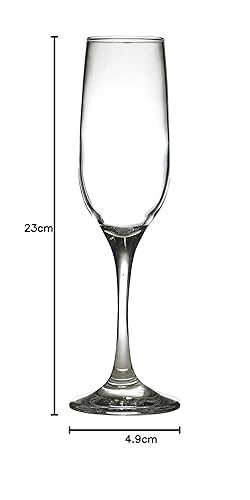 LAV Fame Champagne Flutes 215ml / 7.5oz – Pack of 3