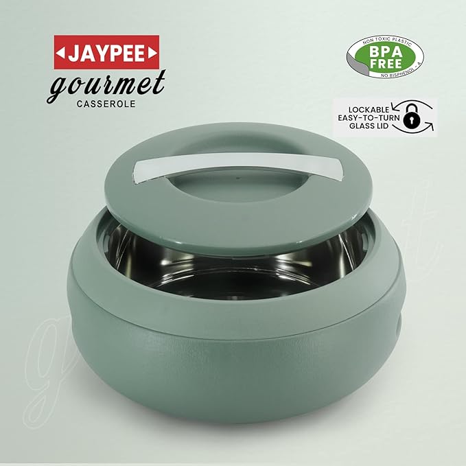 3 x Insulated Casserole Dishes Stainless Steel 2L, 3L, 5L – Keep Food Warm & Fresh