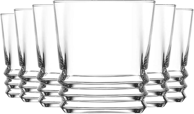 LAV Elegan Clear Glasses - 315ml & 335ml - Set of 3