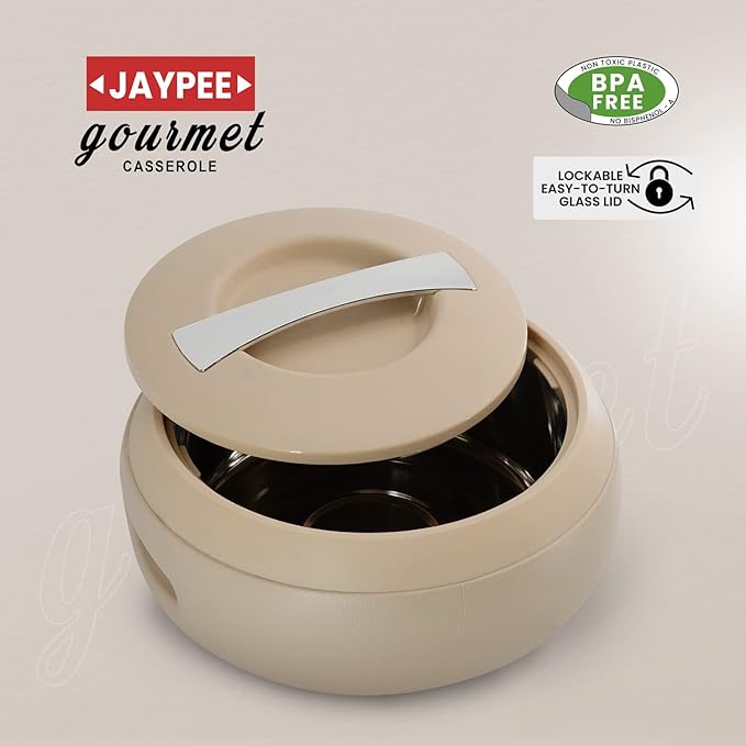 3 x Insulated Casserole Dishes Stainless Steel 2L, 3L, 5L – Keep Food Warm & Fresh
