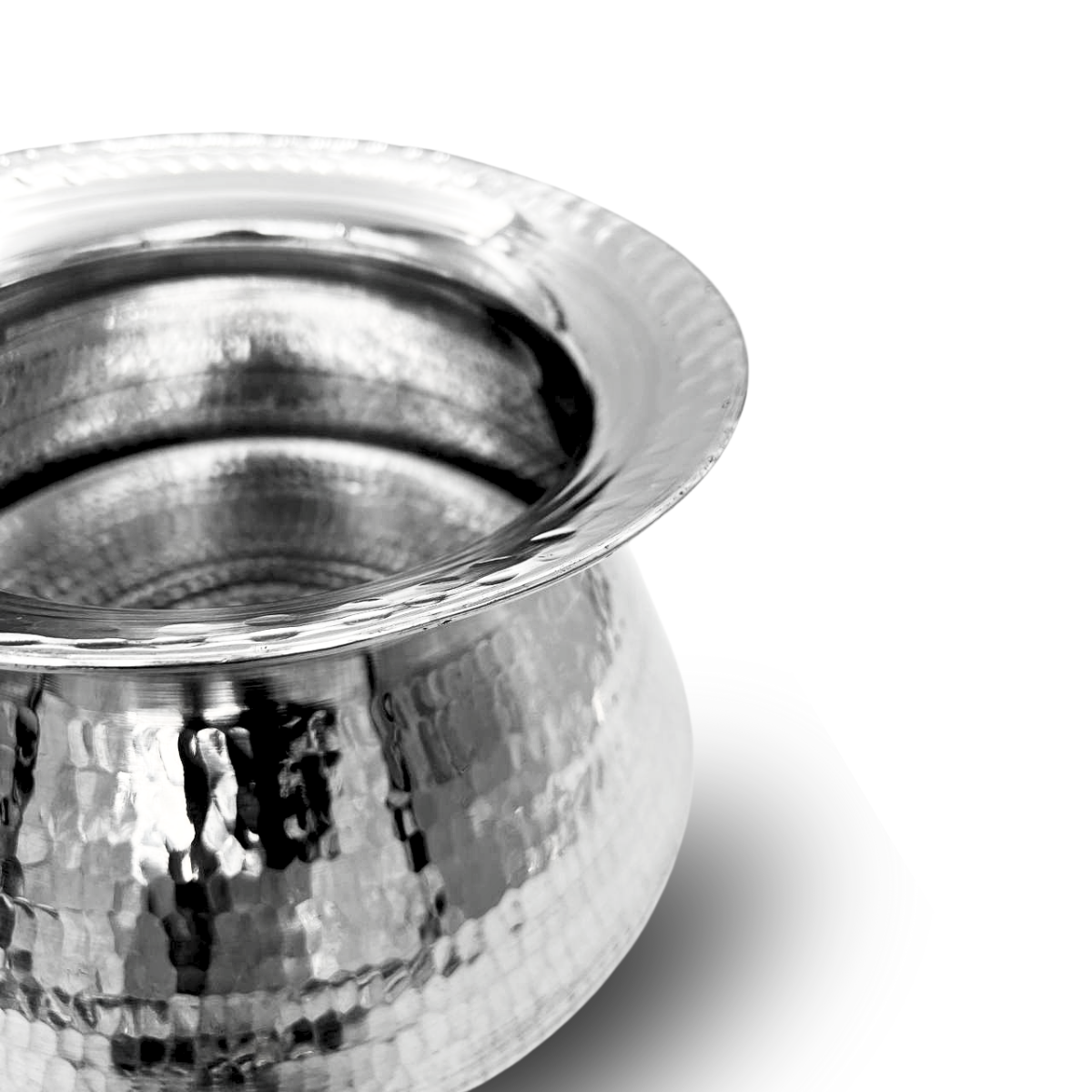 Degra Hand-Hammered Aluminum Pyramid Cooking Pot with Cover - Various Sizes