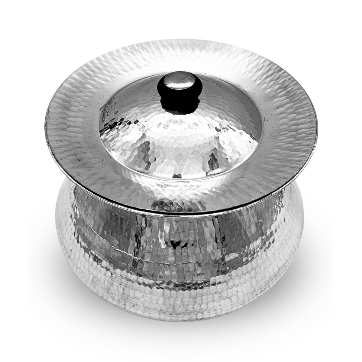 Degra Hand-Hammered Aluminum Pyramid Cooking Pot with Cover - Various Sizes