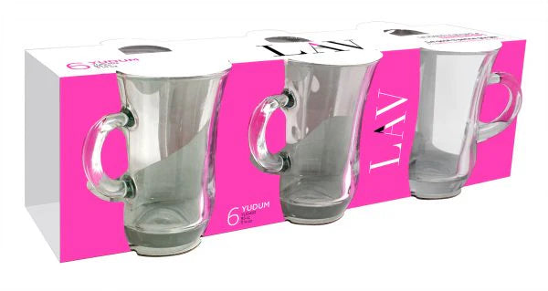 LAV Yudum 95ml Tea Glasses - Pack of 6