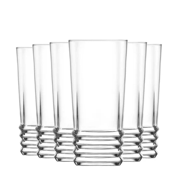 LAV Elegan Clear Glasses - 315ml & 335ml - Set of 3