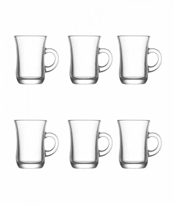 LAV Yudum 95ml Tea Glasses - Pack of 6