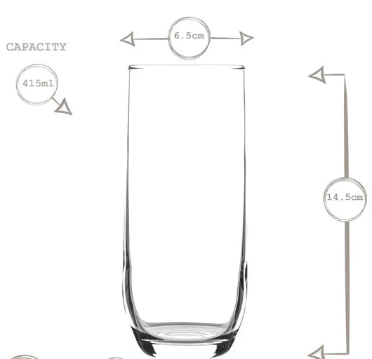 LAV Sude Glasses - 315ml, 315ml & 415ml - Set of 3