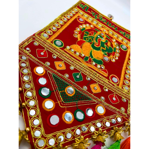 Diwali Decorations Colorful Toran with Shri Ganesh Namah for Home Hanging Ornament