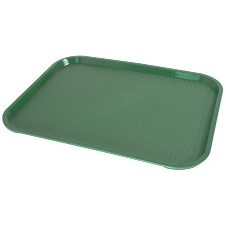 Fast Food Green Tray, 36 x 46 cm (14" x 18")