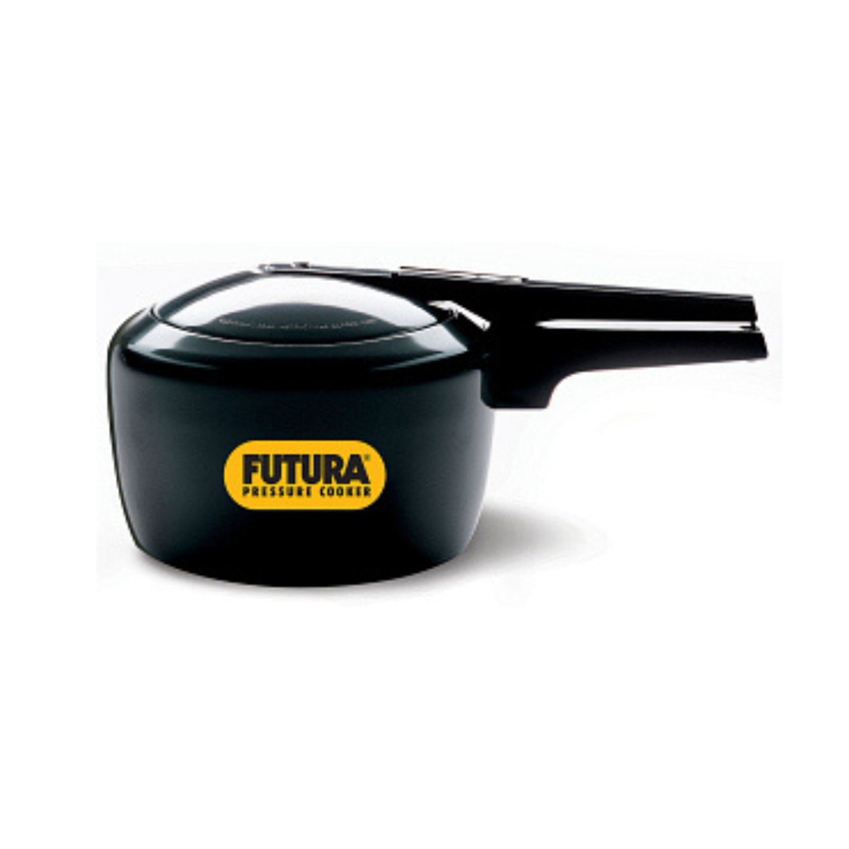 Futura Pressure Cooker, Black, Hard Anodised - 5 Litre