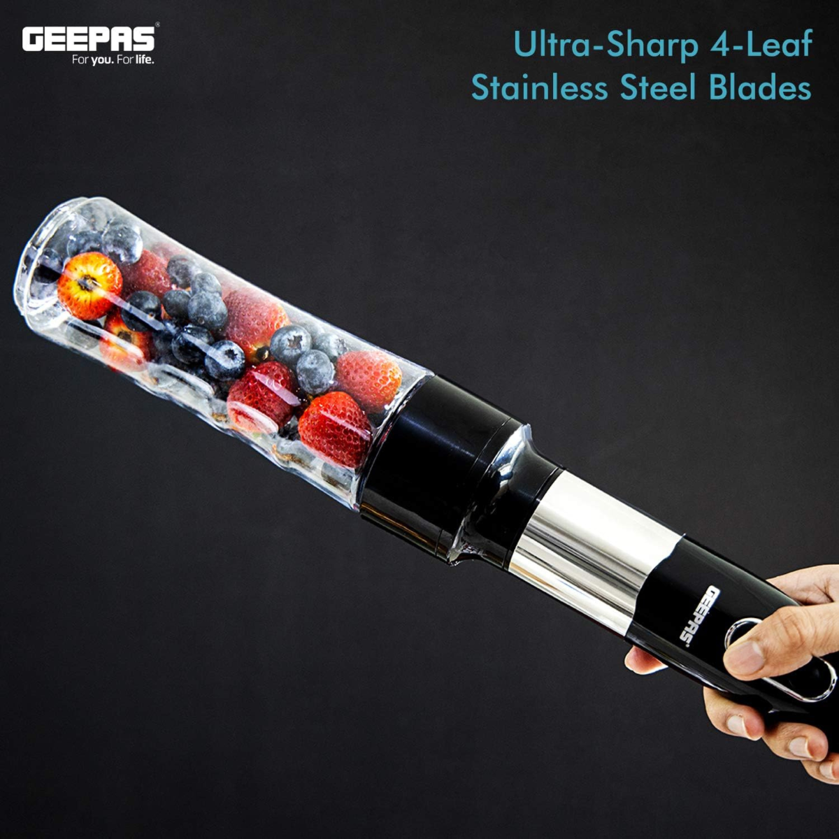 Geepas 500W 2-in-1 Hand Blender