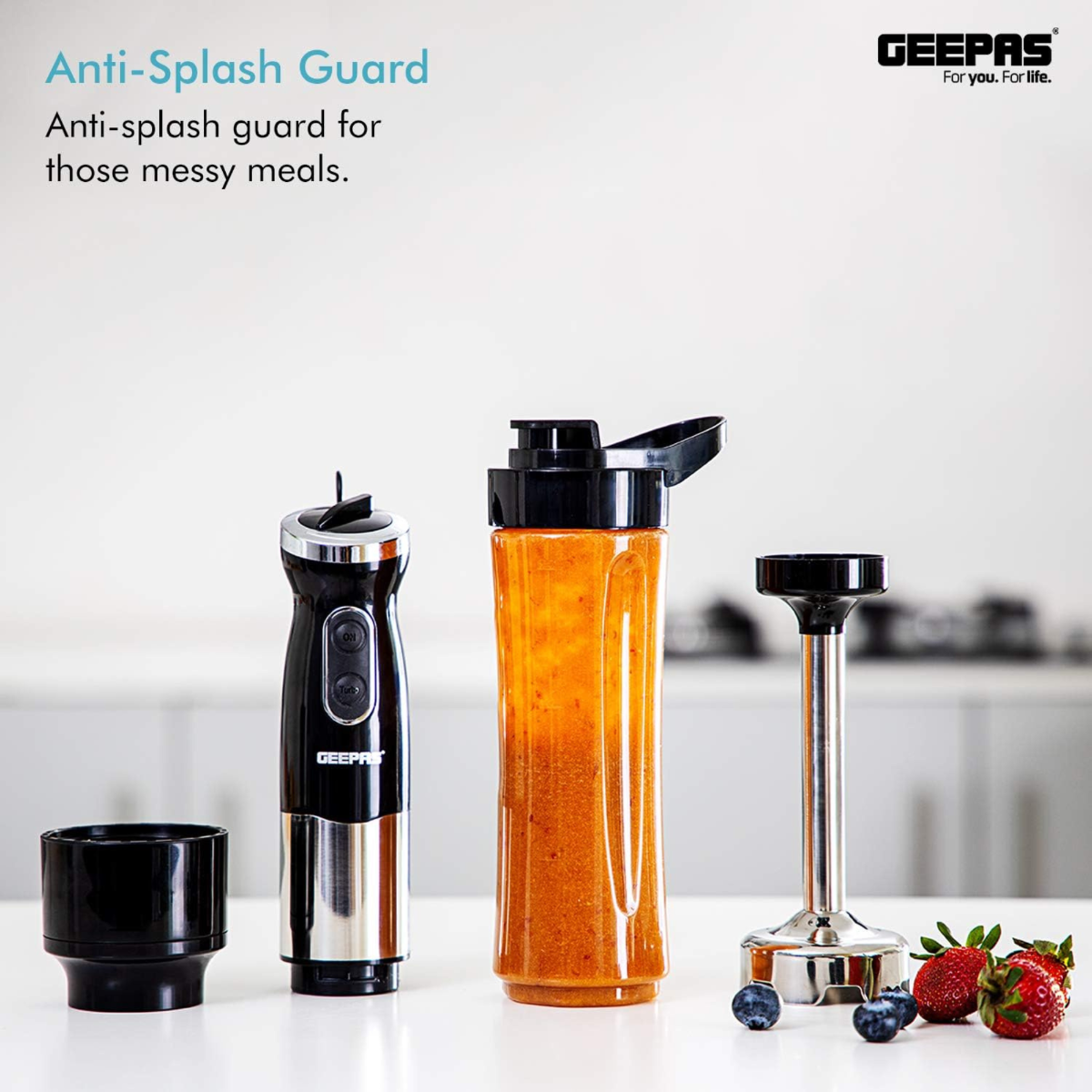 Geepas 500W 2-in-1 Hand Blender
