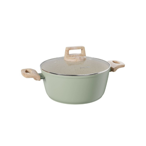 Jomafe Jade Stone Non-Stick Ceramic Casserole with Lid - 20cm