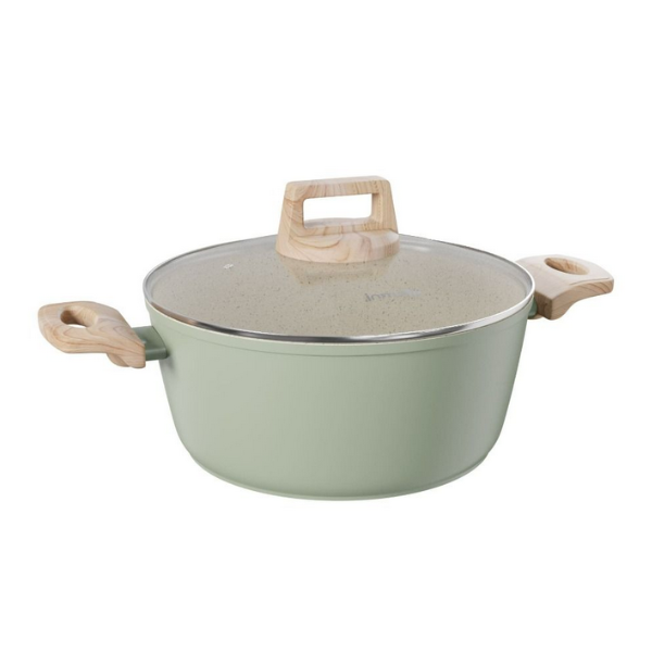 Jomafe Jade Stone Non-Stick Ceramic Casserole with Lid - 28cm