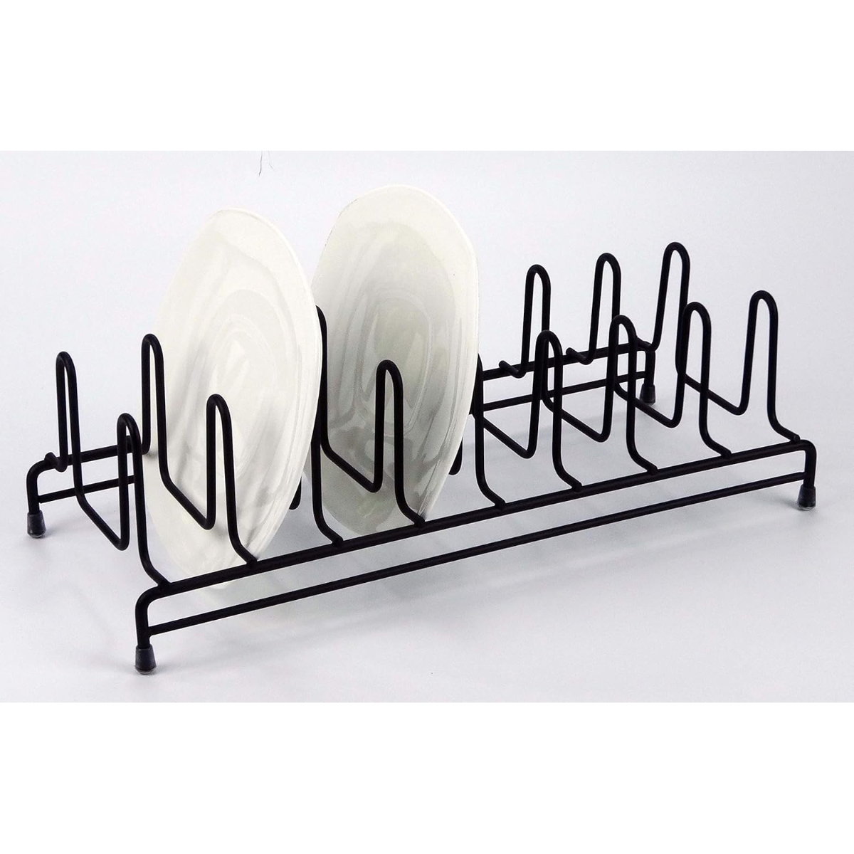 Buckingham Kitchen Organizing Tidy Rack and Space Saver, Steel, Black, 33CM