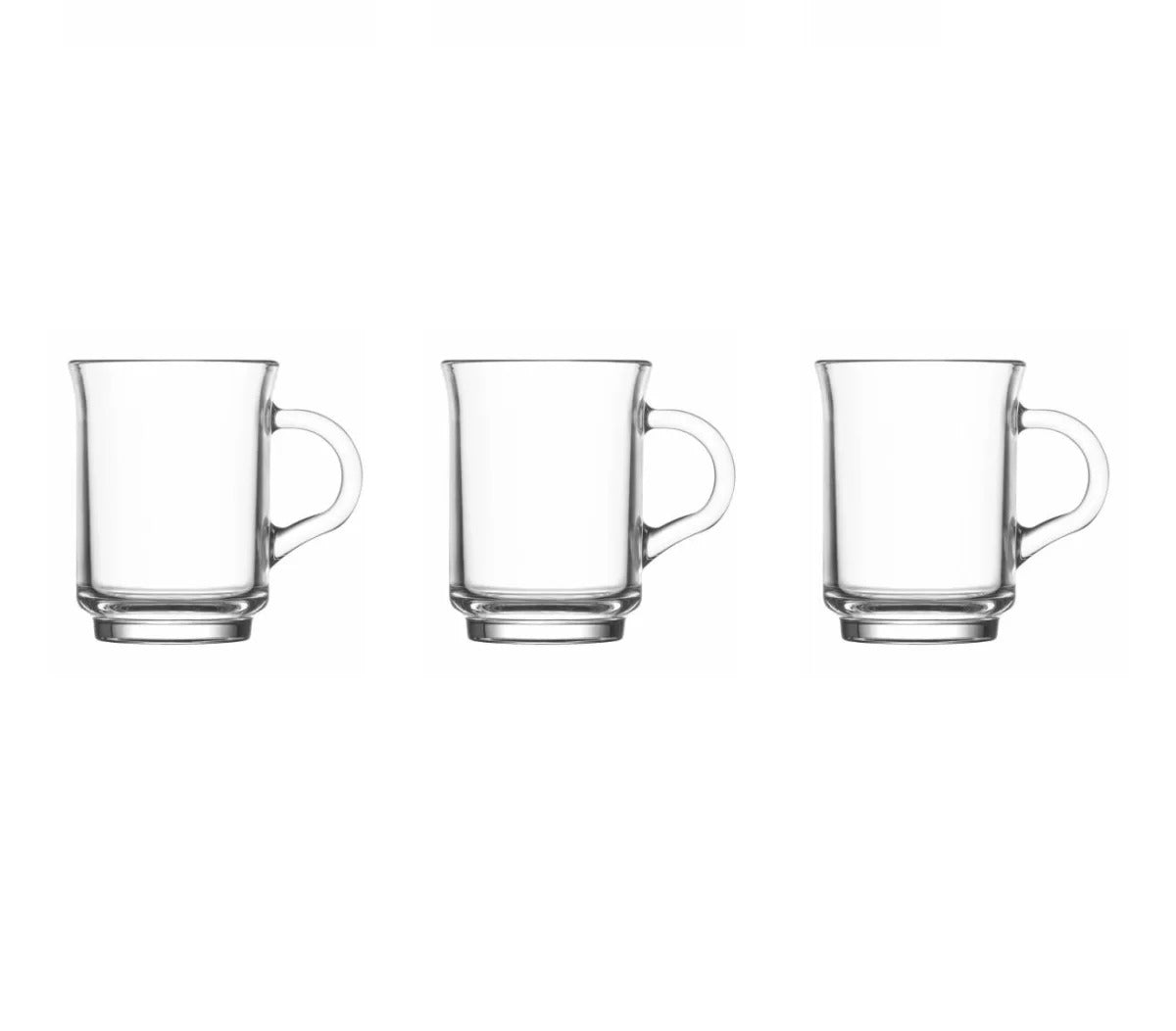 LAV ADA 250ml Glass with Handle – Pack of 3