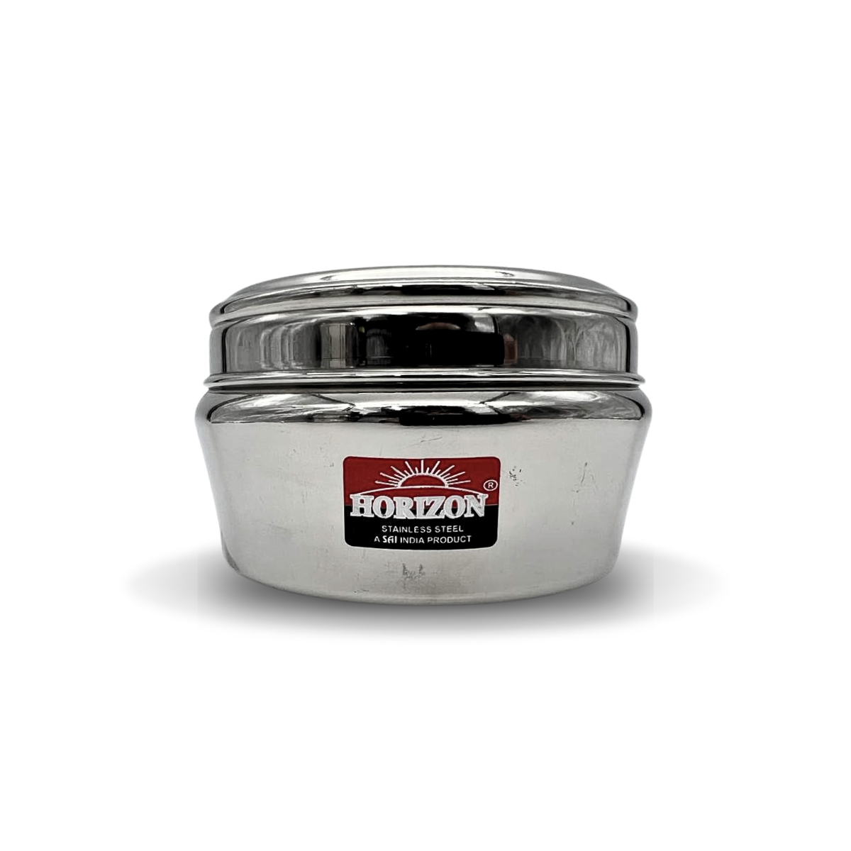 Masala Dabba - Stainless Steel Spice Box with See-Through Lid (11.5cm)