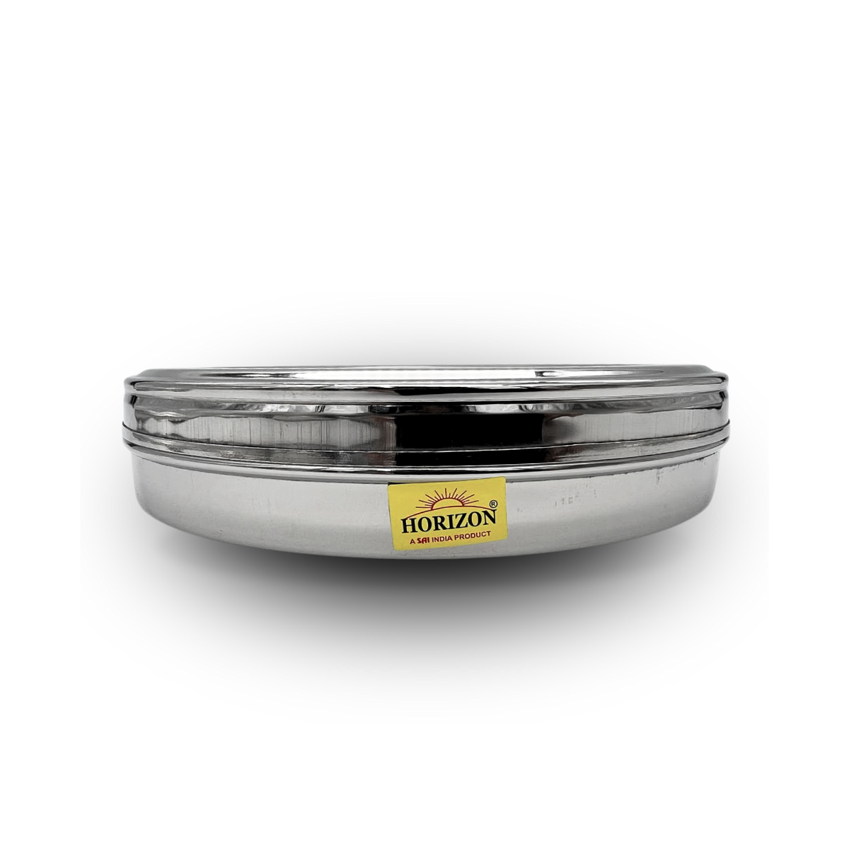Stainless Steel Masala Dabba with see through lid 23cm