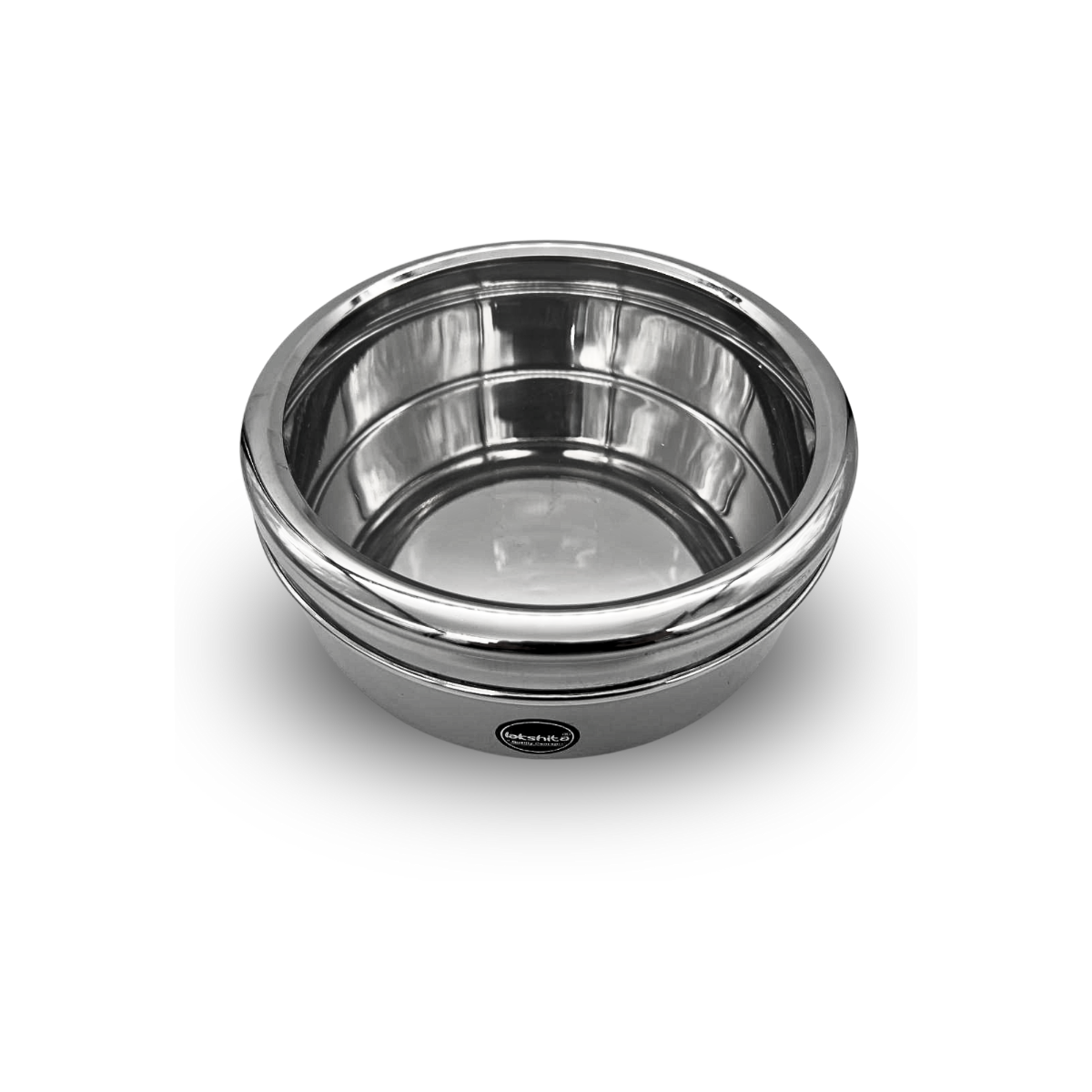 Small Masala Dabba - Stainless Steel Spice Box with See-Through Lid (18.5cm)