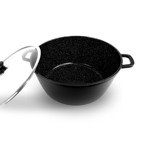 Mastercook Non-Stick Die-Cast Aluminium Casserole Stock Pot - 36cm