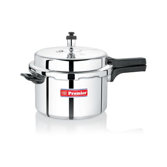 Premier Deluxe Aluminium Pressure Cooker - 5.5 Litre