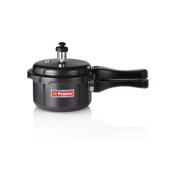 Premier Trendy Black Pressure Cooker Hard Anodized 3L
