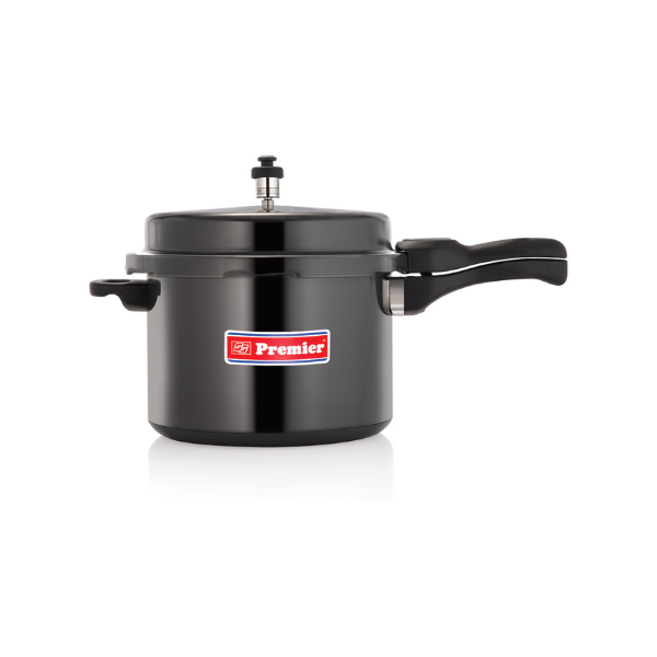 Premier Trendy Black Pressure Cooker Hard Anodized 5L