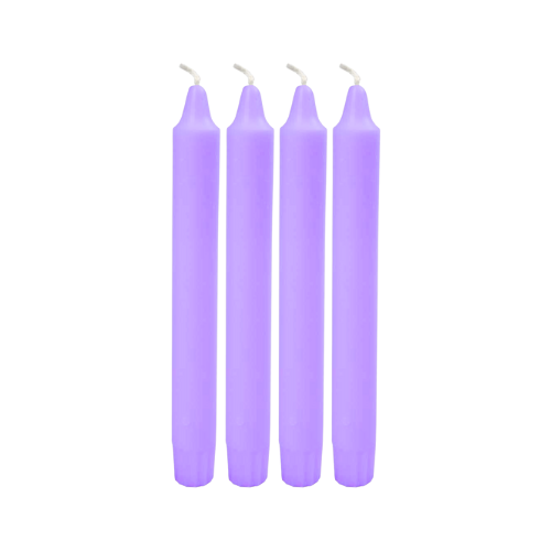 set of 4 Traditional and classic shape Taper Candles