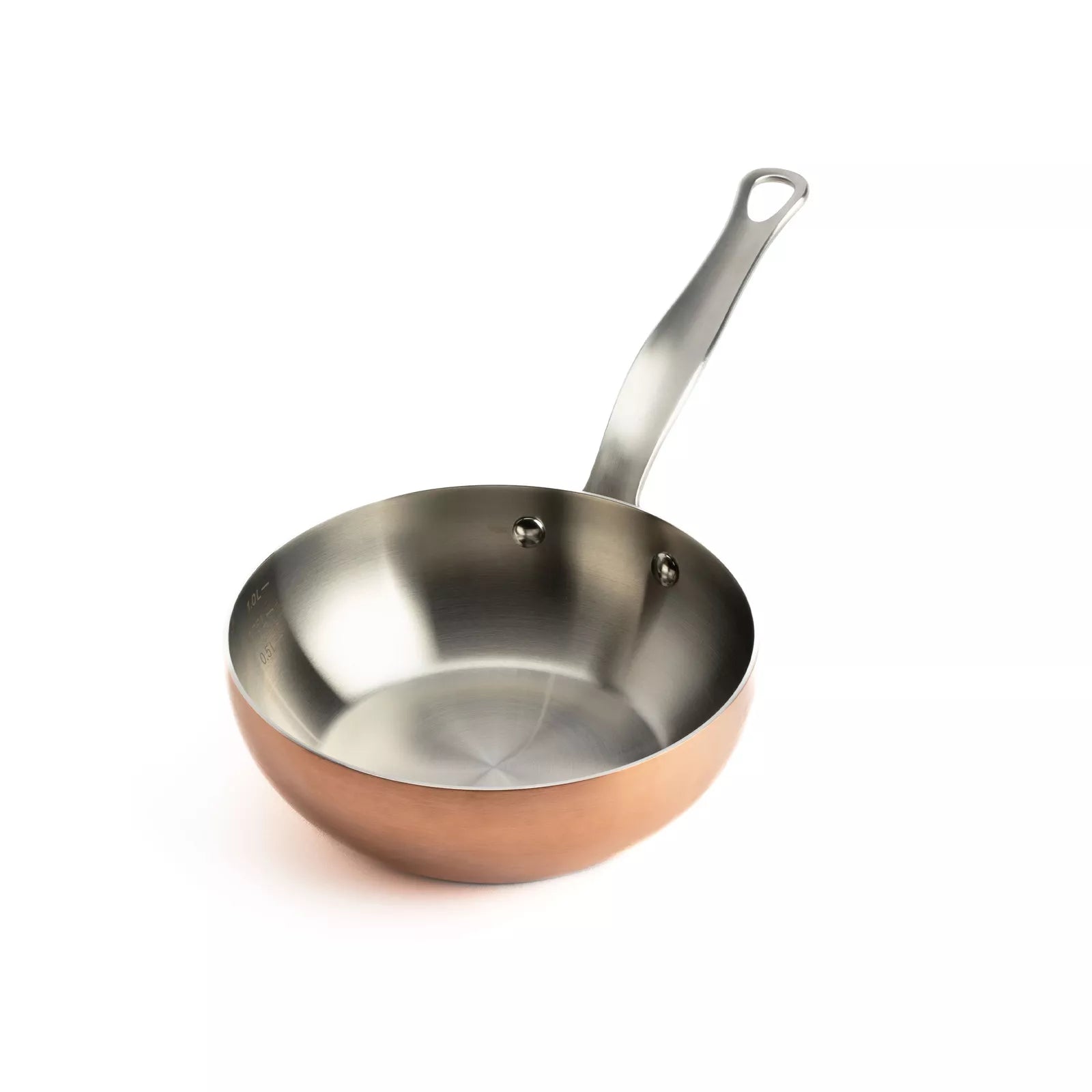 Mauviel 18cm Chef s Pan Copper Stainless Steel 1.2L Oven Safe C S Homestore