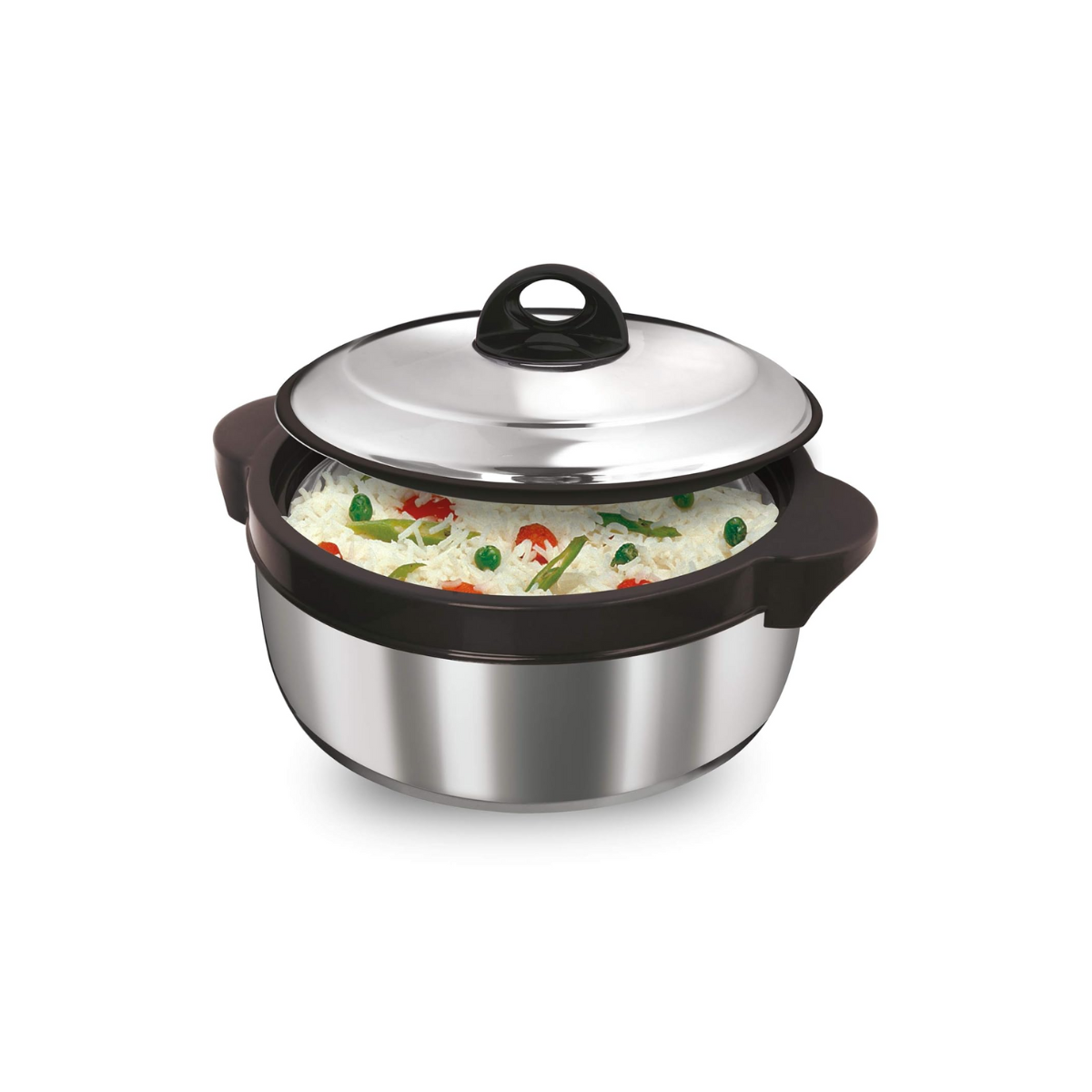 Asian Shining Star Stainless Steel Casserole Hotpot – 2500ml, 3500ml, 5000ml, 7500ml (Beige)