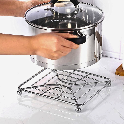 Royal Cuisine Stainless steel Trivet Square heavy duty